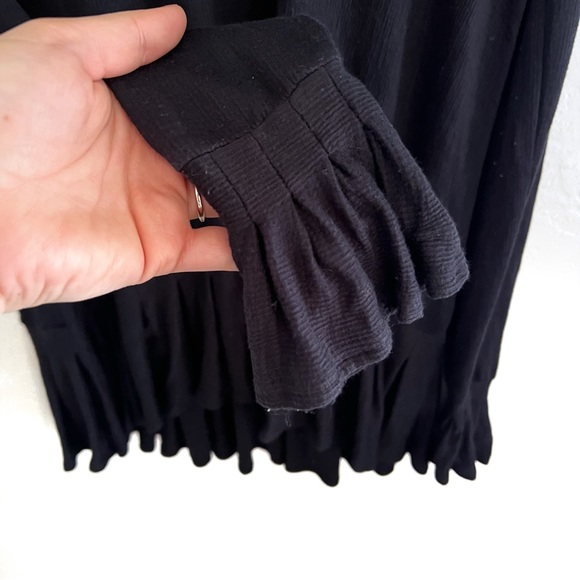 Free People | Your Girl Flounce Hem Knit Henley Tunic Dress - Picture 11 of 13